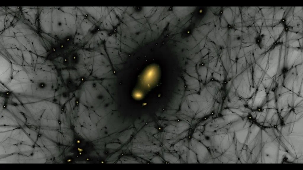What was it like when the cosmic web formed?